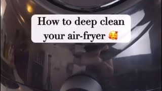 Air Fryer Cleaning Hack [upl. by Siraved640]