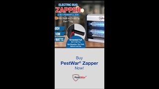 PestWar Advanced 2in1 Indoor Bug Zapper Powerful 3500V Flying Insect Killer Builtin Bait Tray [upl. by Enyamert380]