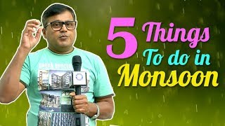 Quick 5 With Ramesh Wani  Top 5 Things To Do During Monsoon  Marathi Movie Shentimental 2017 [upl. by Aviva]