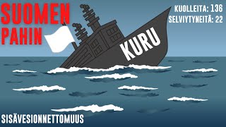 Höyrylaiva Kurun uppoaminen  SUOMEN SUURIN SISÄVESIONNETTOMUUS [upl. by Paulina322]