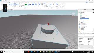 Roblox Studio  How to make a hole using negate and union [upl. by Ymer]