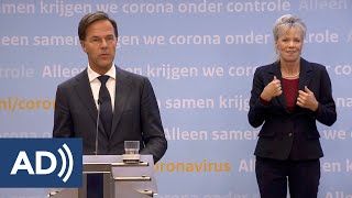 1 september 2020 persconferentie Mark Rutte en Hugo de Jonge met audio descriptie [upl. by Holcomb720]