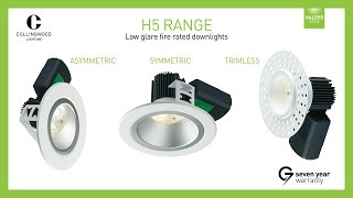 The H5 low glare fire rated Downlight range from Collingwood Lighting [upl. by Bruner754]