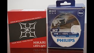 HIKARI CORE12 LED vs Philips RacingVision [upl. by Tavie466]