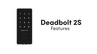 igloohome How Tos  Deadbolt 2S  Features [upl. by Wilmer]