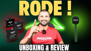 Rode Wireless GO  The Ultimate Wireless Mic Rode Mic Unboxing  Wireless Microphone for PRO Audio [upl. by Ora5]