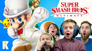 Super Smash Bros Ultimate Family Battle KCity GAMING [upl. by Ahtelahs]