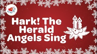 Hark The Herald Angels Sing with Lyrics  Christmas Carol [upl. by Gnap]