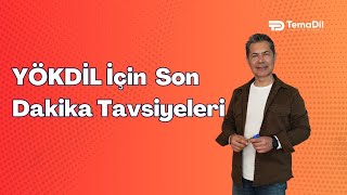 YÖKDİL İçin Son Dakika Taktikleri ve Tavsiyeler [upl. by Becky167]