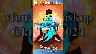 Krebs SPIRITUALITÄT ✨ Horoskop Oktober 2024 [upl. by Neelyahs]