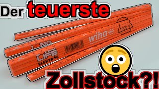 Zollstock speziell für Elektriker 🤨 CLEVER oder UNNÖTIG 🤔 Wiha Gliedermaßstab Longlife Elektric ⚡ [upl. by Mohkos]