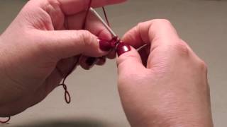 How to knit a kippah Step 2 [upl. by Bumgardner338]