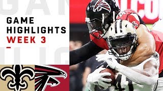 Saints vs Falcons Week 3 Highlights  NFL 2018 [upl. by Entruoc]