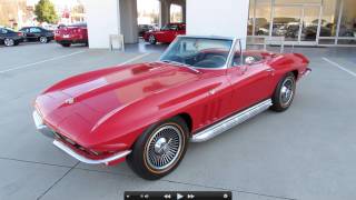 1965 Chevrolet Corvette Stingray Start Up Exhaust and In Depth Tour [upl. by Ytsirc275]