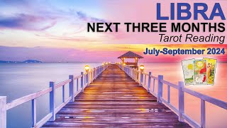 LIBRA NEXT THREE MONTHS quotA MAJOR LIFE CHANGE DARE TO DREAM LIBRAquot July  September 2024 tarot [upl. by Seraphine]