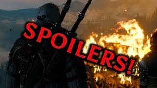 The Witcher 3 Wild Hunt  SPOILERS AHEAD The Funeral [upl. by Hgielrak]