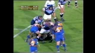 Byron Kelleher Try vs Blues [upl. by Ecirual411]