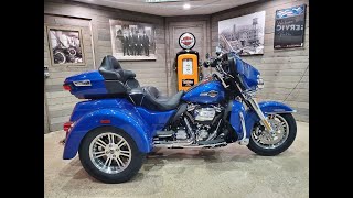 2024 HarleyDavidson Tri Glide Ultra FLHTCUTG Blue Burst [upl. by Nosreve12]