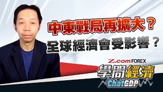 中東戰局再擴大？全球經濟會受影響？ 羅家聰 學問經濟ChatGDP  Zcom Forex [upl. by Orgell]