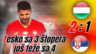 Mađarska  Srbija 21 ☆ Igrali smo dobro ali ipak izgubili ☆ EURO 2024 [upl. by Newlin670]