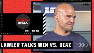 Robbie Lawler recaps his UFC 266 win vs Nick Diaz  ESPN MMA [upl. by Phoebe]