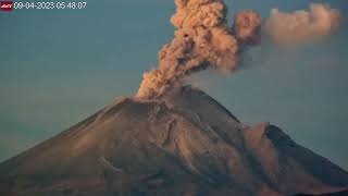 Sep 4 2023 Popocatépetl Strombolian Eruption [upl. by Annetta]