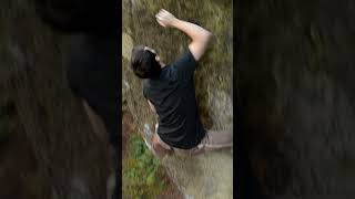 Highball Bouldering where you cant fall bouldering outdoorclimbing [upl. by Ardnasxela]