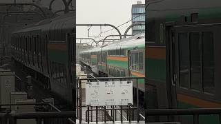 上野東京ライン横浜方面行き到着 [upl. by Akcire]