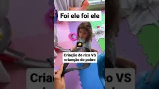 FOI ELE NAO FOI EU  rico pobre diferença memes viralvideo shorts [upl. by Alhsa396]