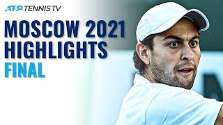 Marin Cilic vs Aslan Karatsev  Moscow 2021 Final Highlights [upl. by Euqina1]