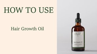 How to Use  Hair Growth Oil  Castor oil Rosemary oil  100 ML [upl. by Gnal]