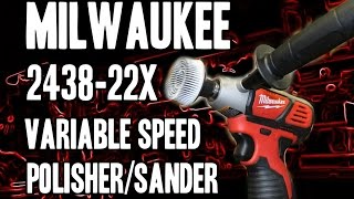 Milwaukee M12 Variable Speed PolisherSander 243822X [upl. by Clyve]