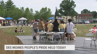 Des Moines Peoples Pride holds 2nd annual event at Water Works Park [upl. by Eberle]