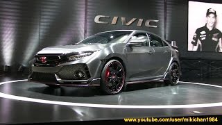 2017 HONDA CIVIC TYPE R PROTOTYPE  Tokyo Auto Salon 2017 [upl. by Bathilda]