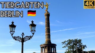 DE 🇩🇪 Tiergarten  The Most Popular City Park of Berlin  4K Walking Tour [upl. by Russel]