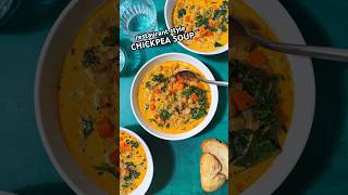 How to make creamy chickpea soup In under 30 minutes 💪 [upl. by Martineau]