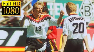 Germany  Spain World Cup 1994  Full highlight  1080p HD  Lothar Matthäus  Jürgen Klinsmann [upl. by Sammy163]