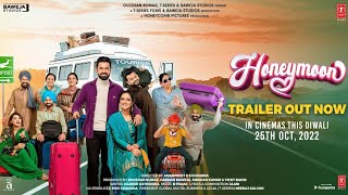 Honeymoon à¨¹à¨¨à©€à¨®à©‚à¨¨ Trailer  Gippy Grewal Jasmin Bhasin  Amarpreet Harman Baweja  Bhushan Kumar [upl. by Nadabus]