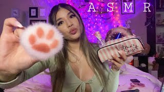 ASMR  Mean Girl Does Your Makeup Roleplay💄Personal attention Inaudible whispers [upl. by Eissehc58]