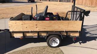 CHEAP AND EASY TRAILER WALLS [upl. by Laine]