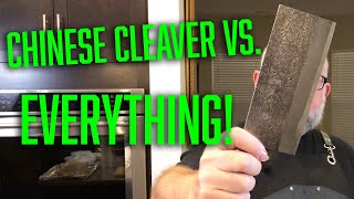 Knife KnowledgeKnife basics Chinese Cleaver vs Everything Every Knife [upl. by Salohcin]