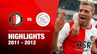 HATTRICK in Klassieker voor GUIDETTI  Highlights Feyenoord  Ajax  Eredivisie 20112012 [upl. by Nylhsa]