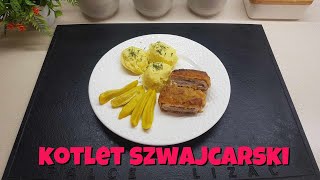 ❤️ KOTLET SZWAJCARSKI z serem żółtym i szynką szwarcwaldzką  zaskocz swoich gości tym przepisem ❤️ [upl. by Nevlin]