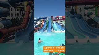 Lyttos Beach Hotel Crete waterpark in your hotel Greece Hotel [upl. by Davita869]