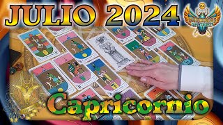 ♑CAPRICORNIO JULIO 2024 Mira lo que el TAROT te Tiene Reservado en los 12 ASPECTOS CLAVE de tu Vida♑ [upl. by Malinda]