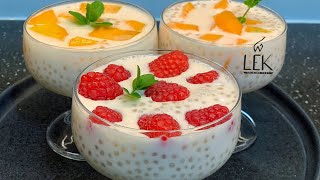 PERLES DE TAPIOCA AU LAIT DE COCO  สาคูกะทิ [upl. by Tobias]