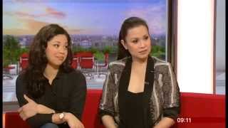 Lea Salonga amp Eva Noblezada Interview  BBC Breakfast 2014 [upl. by Call335]