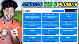 Top 5 Best Aternos Plugins For Your Minecraft Server  Best Plugins For a Minecraft SMP [upl. by Gretta]