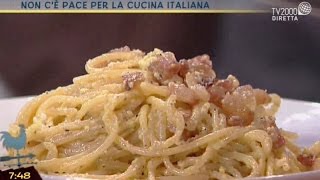 Pasta alla carbonara la vera ricetta [upl. by Eellah]