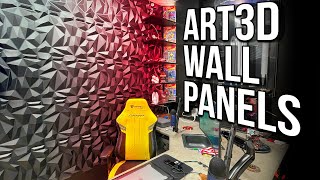 ART3D Diamond Wall Panel Install [upl. by Esorbma]